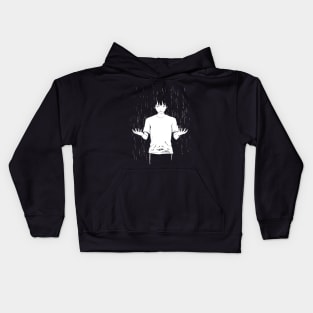 Kasuga Raining Aku No Hana Kids Hoodie